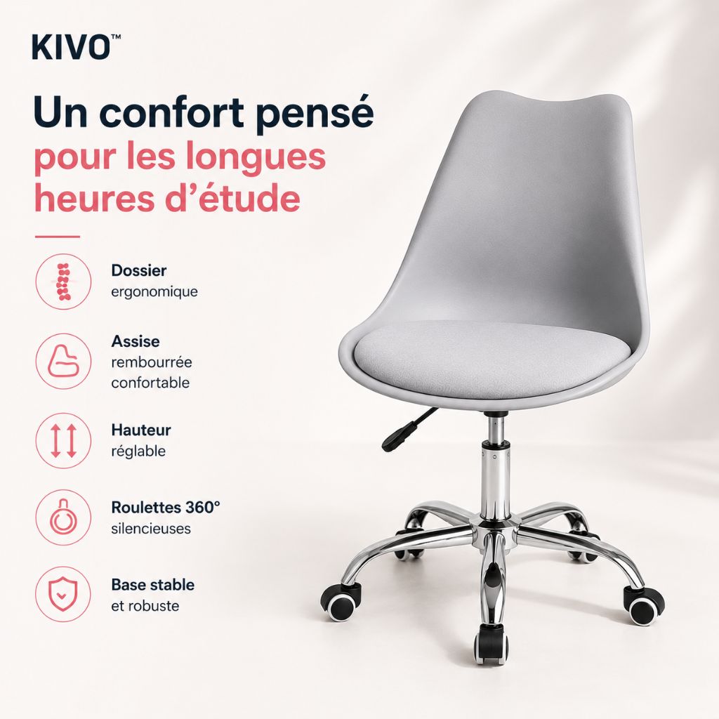 KIVO™ Chaise Ergonomique Enfant Réglable