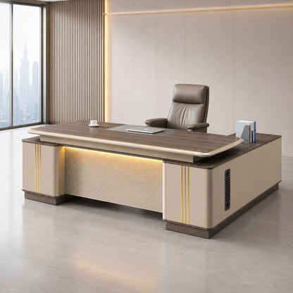 Bureau de Direction avec Retour – 220 cm