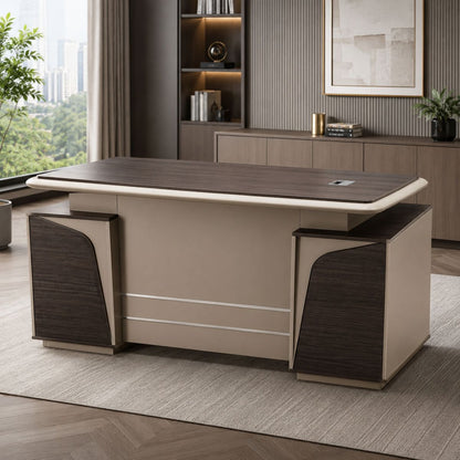 Bureau de Direction NOVARA 140 cm avec Rangements Intégrés