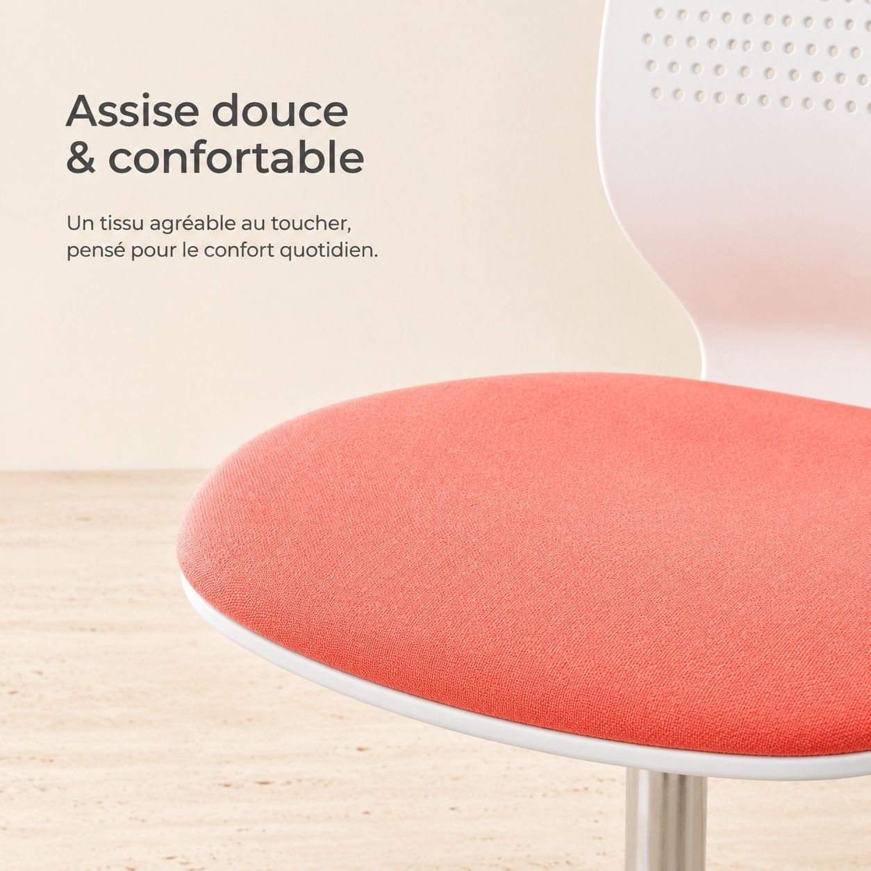 QAWS™ — Tabouret haut ergonomique