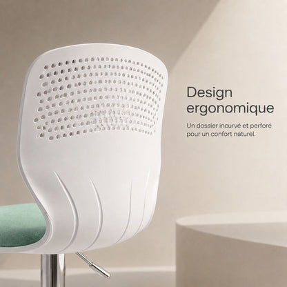 QAWS™ — Tabouret haut ergonomique
