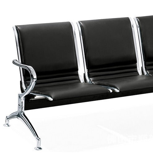 Banquette d’accueil 3 places en similicuir