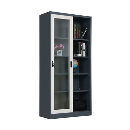 Armoire métallique portes battante semi-métallique