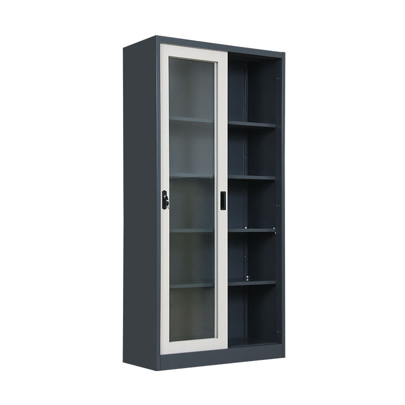 Armoire métallique portes battante semi-métallique