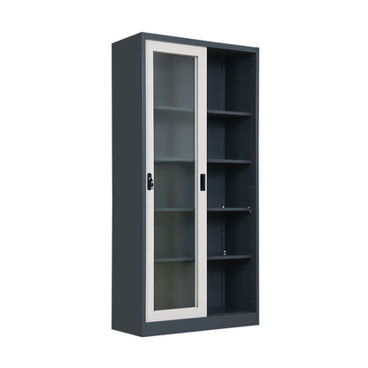 Armoire métallique portes battante semi-métallique