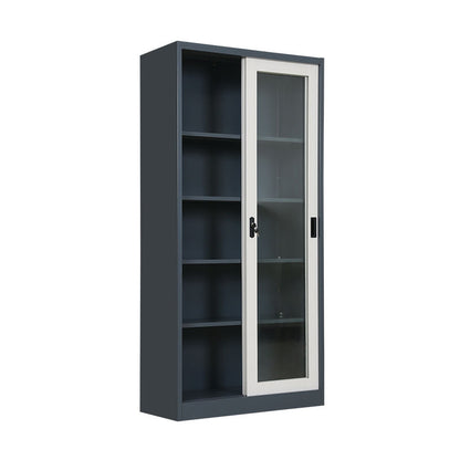 Armoire métallique portes battante semi-métallique
