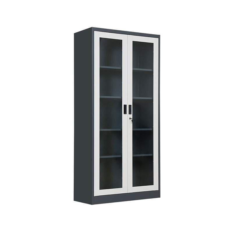 Armoire métallique portes battante semi-métallique