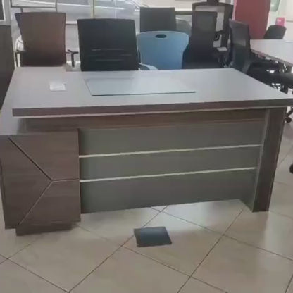 Bureau de direction moderne 160×70×75 cm